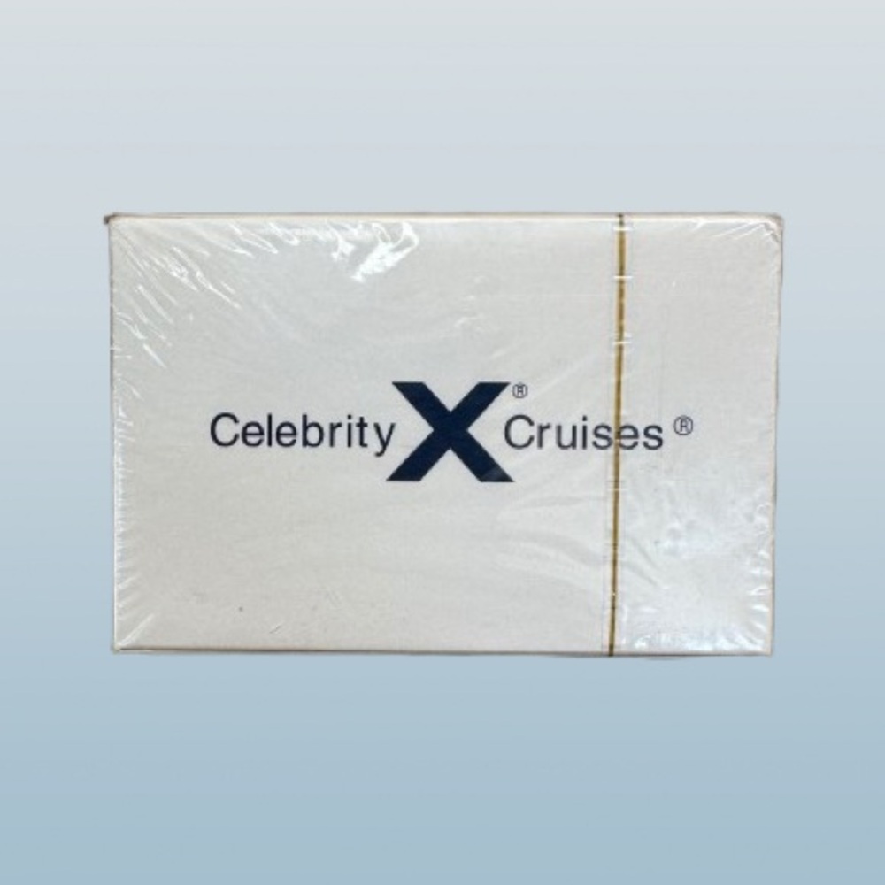 New Celebrity X Cruises Deck of Playing Cards in Package
